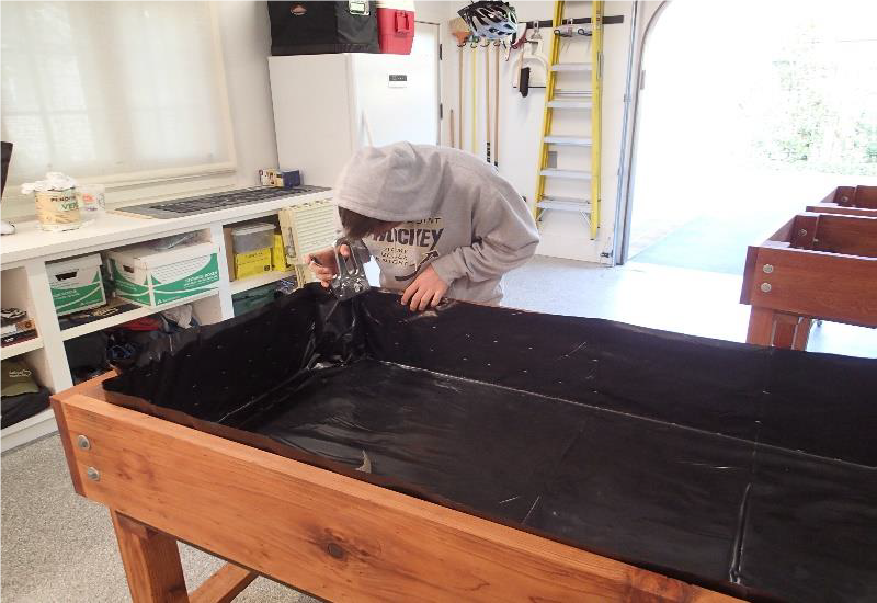 Installing Plastic Liner